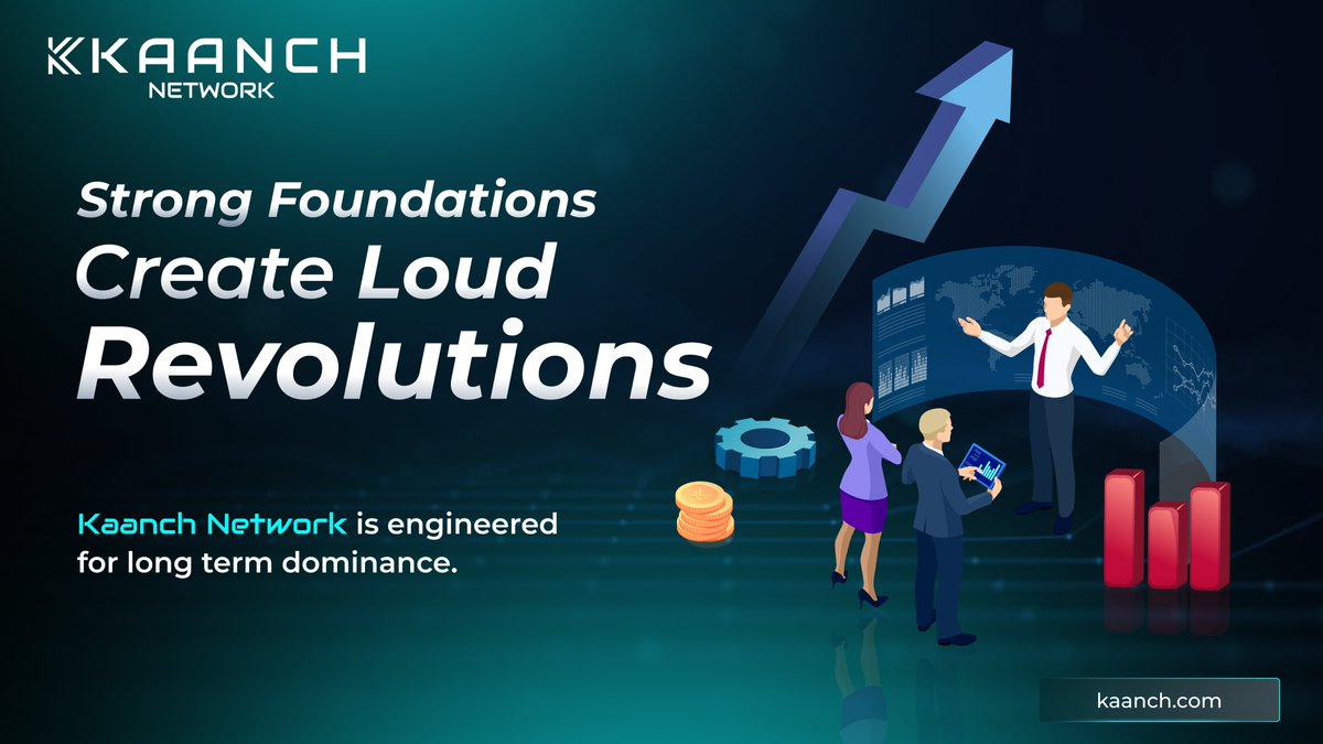 KaanchNetwork's tweet photo. Strong foundations create loud revolutions.
Kaanch Network is engineered to provide the foundation for long-term Web3 innovation.
https://t.co/qBZGiTDbCB
#KaanchNetwork #Web3 #Blockchain #Innovation https://t.co/ZUjzOTSldU