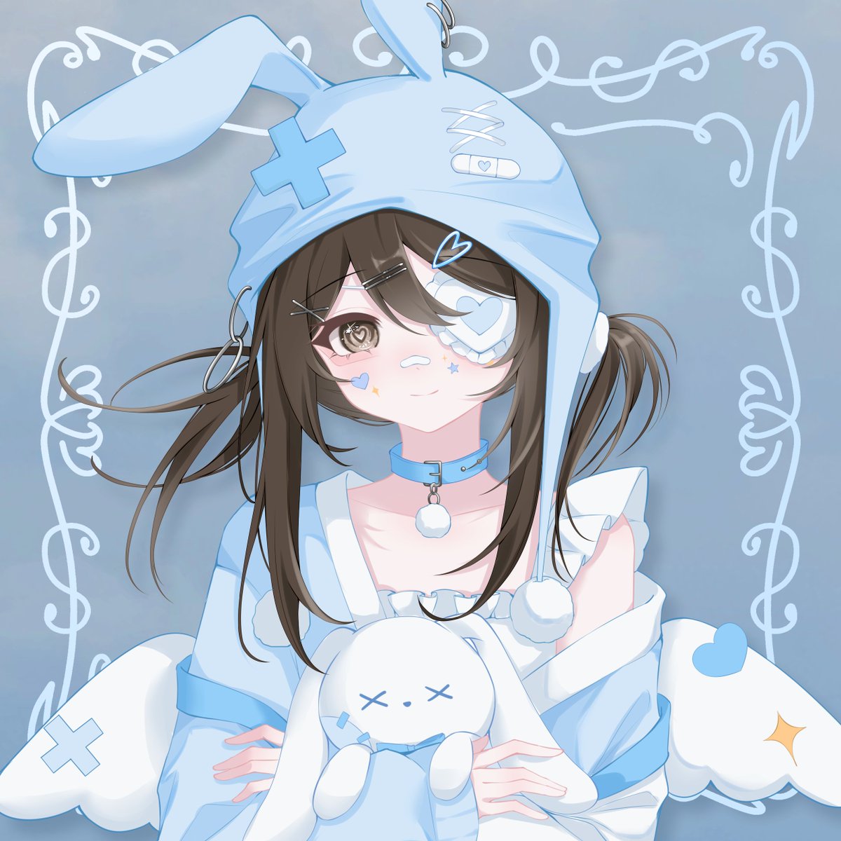 angel__nya's tweet photo. my first album as ball of yarn "Forever and a little while longer" comes out september 9th 🩵🫐 i'm so excited for you all to hear! pre-order and pre-save links below ٩( ᐛ )و https://t.co/b3vBKs3o5v