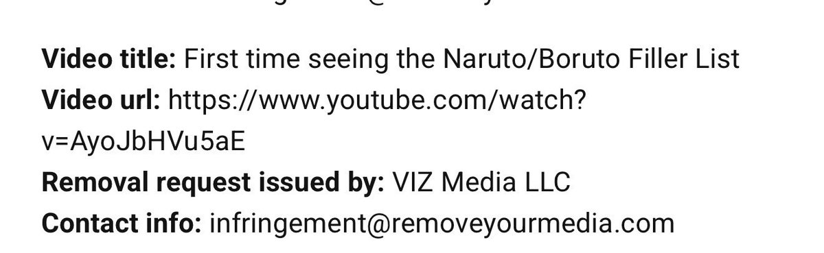 NicholasLightTV's tweet photo. I want everyone on here to realize something

I got a copyright strike on YouTube for looking at the Naruto/Boruto episode filler list. I got a copyright strike for looking at NUMBERS. 

This is how you know the guy striking reaction channels is using AI, which is against YouTube’s TOS 

@TeamYouTube , this is the biggest proof of evidence that the copyright striker is abusing the system.