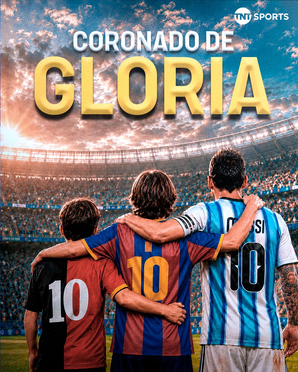 TNTSportsAR's tweet photo. MISIÓN CUMPLIDA, CAPITÁN 🔟🇦🇷

Todo comenzó allá en Rosario y terminó con la gloria eterna.

¡Gracias para siempre, Lionel! ❤️ https://t.co/VZwWeCAFux