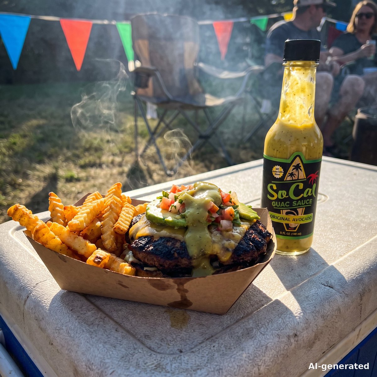 SoCalHotSauce's tweet photo. Cookout spread needs Original Avocado. Creamy, mild with a little kick. Labor Day Sale is on, 15% off https://t.co/dQtuwWUiXN, code LABOR15. Amazon? Clip the coupon.
#LaborDaySaleEarlyWeek #SoCalHotSauce
(AI-generated image) https://t.co/FokLvdHbsn