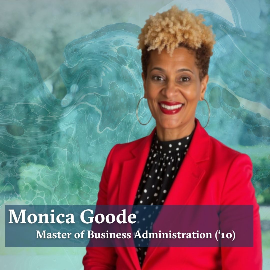 JUbusiness's tweet photo. #Alumni Spotlight! Monica Goode, #MBA alum, says, " Achieving my MBA at Jacksonville University was pivotal, enhancing the strategic leadership and business acumen essential for success in both my corporate and community endeavors.” https://t.co/Y9TZj9khjr