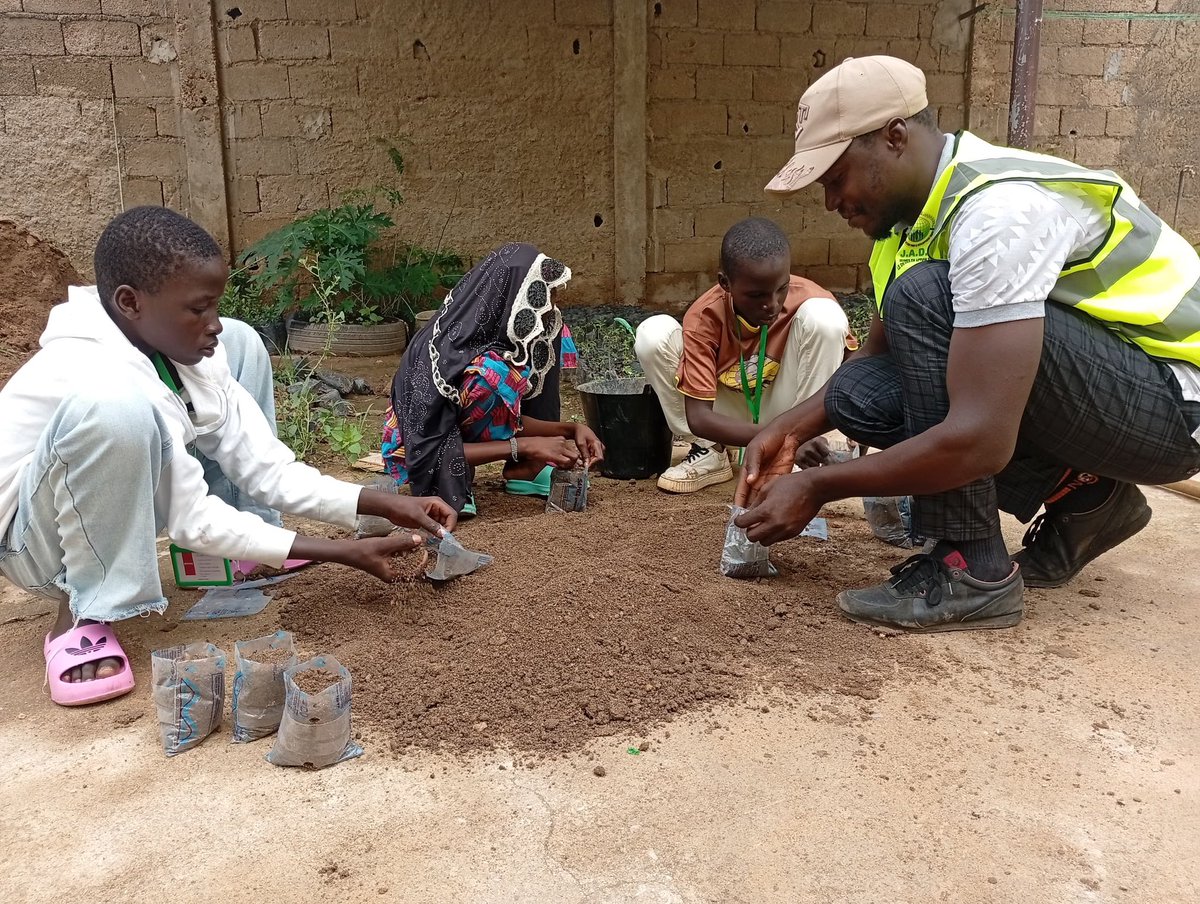 ong_jadd's tweet photo. 🌱 De la graine à la plantation : les jeunes de #VacancesÉcolos2026 découvrent pourquoi les arbres sont essentiels aux sols, à la biodiversité et à la lutte contre le changement climatique.

Former aujourd’hui les écocitoyens de demain. 🌳

#Reboisement #Cameroun https://t.co/XE62C2ffes