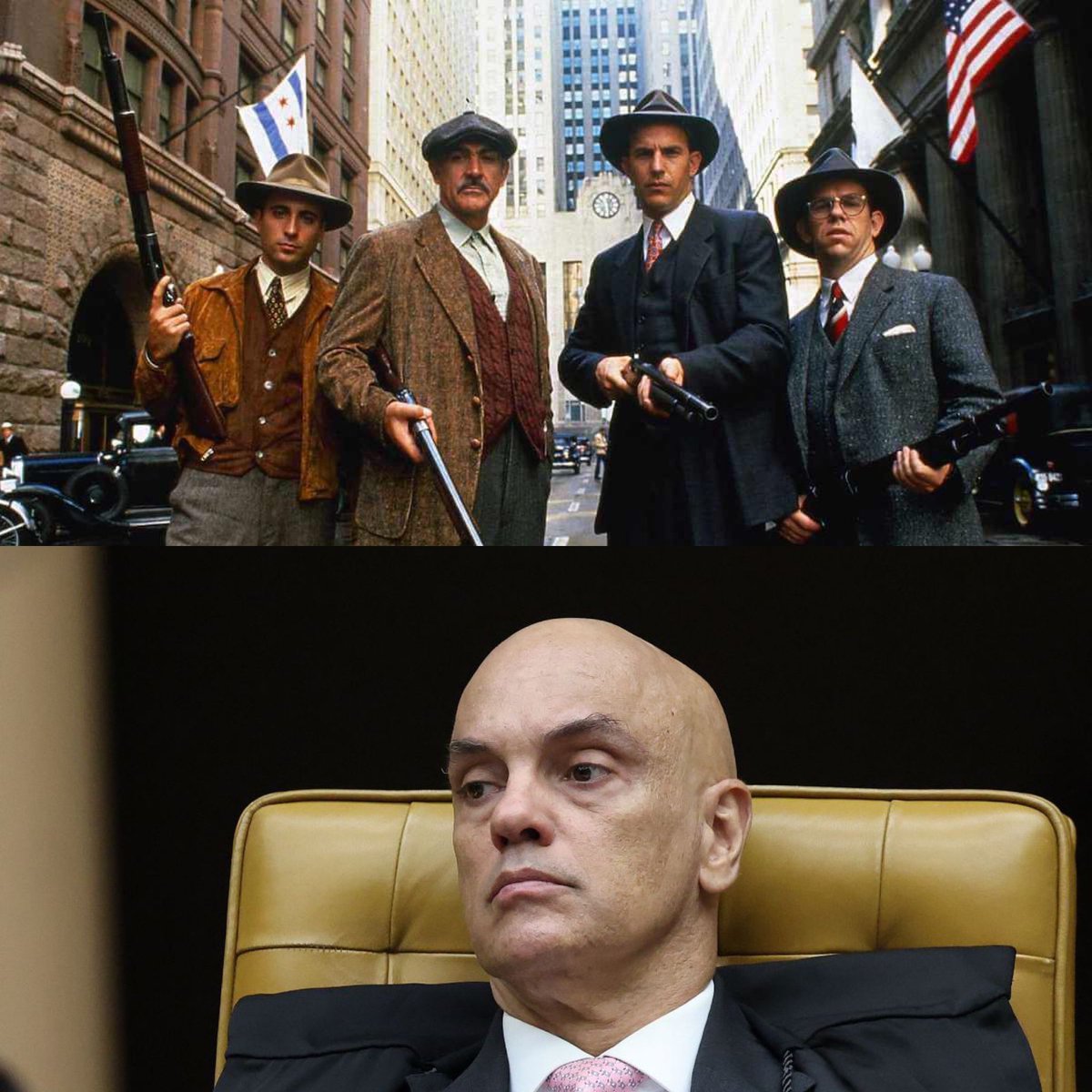 paulo_pi's tweet photo. @VEJA O Caso Master Moraes me lembra o filme OS INTOCÁVEIS, onde Al Capone só foi condenado quando o policial Stone ameaçou revelar que o juiz do caso tinha sido comprado pelo mafioso. 

#STF #Master #Moraes #Vorcaro
#Mendonça #Brasil 🇧🇷 https://t.co/8F2Db0ITNN
