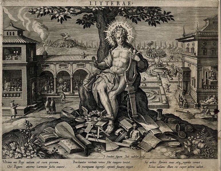 dan_p_ofem's tweet photo. Apollo, the god of music and poetry, plays his lyre https://t.co/huPYTAIl16