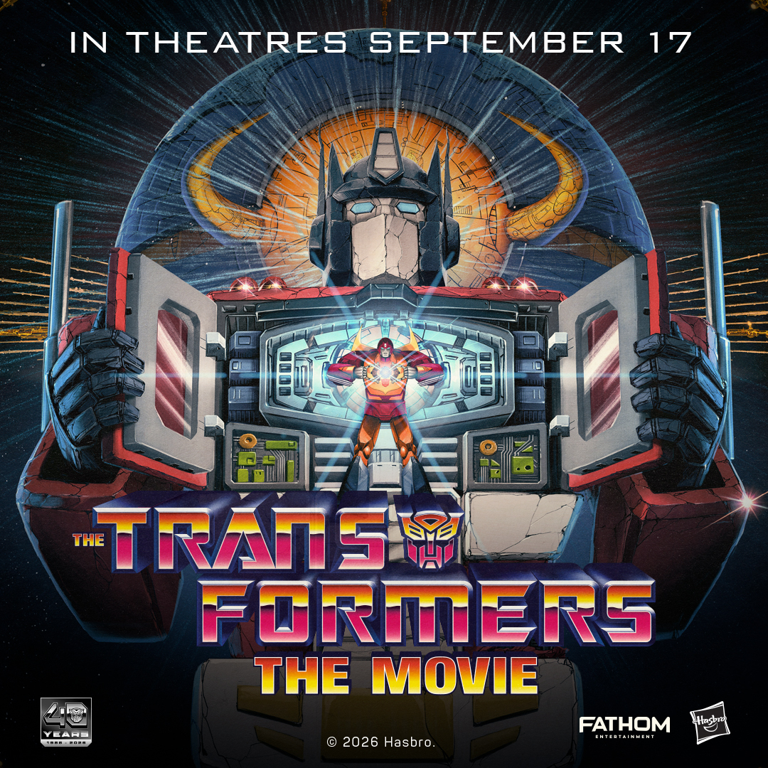 FathomEnt's tweet photo. One shall stand. One shall fall. See The Transformers: The Movie back on the big screen. Don't miss the new animated short Optimus Prime: Awakening, in its theatrical debut. https://t.co/O52fWU61kG