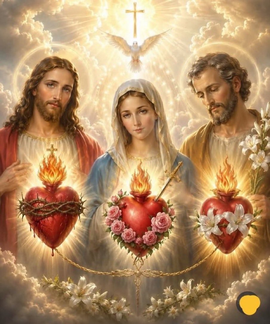 Faithful2Pray's tweet photo. All Praise, Glory &amp; Honor:

The Holy Family 🙏🏻 Ora Pro Nobis https://t.co/tNbJGt1taj