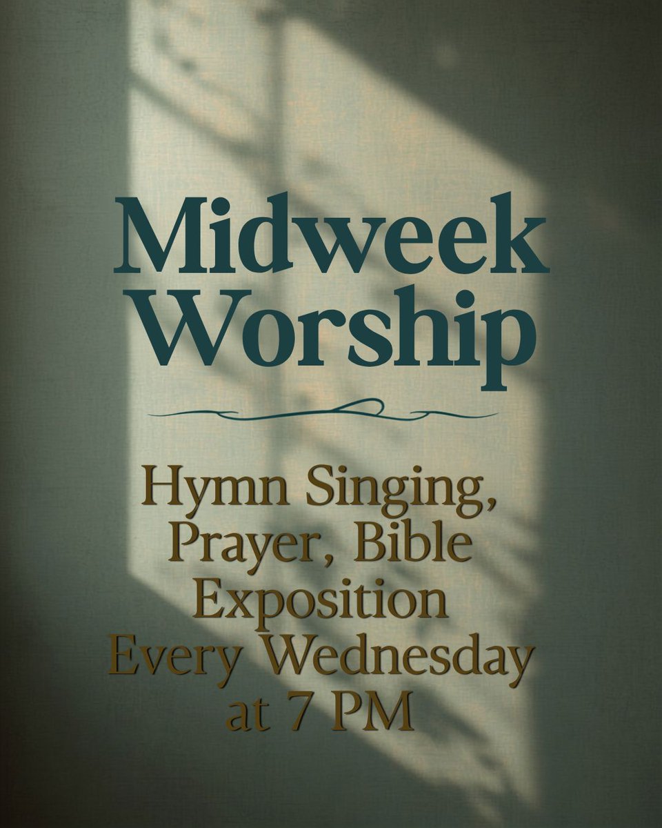 harpethbaptist's tweet photo. Join us tonight for Midweek Service at 7pm! https://t.co/CoQ7OohrBf