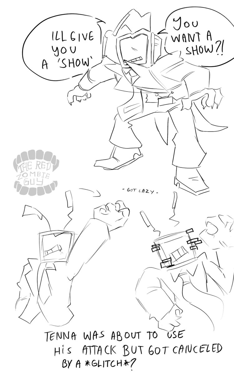 theredzombieguy's tweet photo. More detective tenna stuff, I’m still working to continue the au comic #detectivetenna #dletarune #au #deltaruneau #spamtenna https://t.co/3XqGBi8xaN