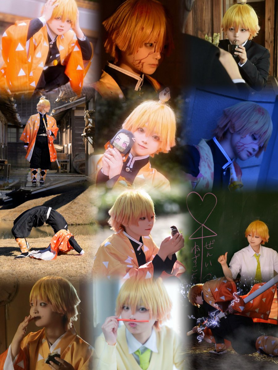 SERA_kmt_'s tweet photo. Cosplay／イラスト／我  妻  善  逸
💛🧡

⚡️くん誕生日おめでとう！！

#我妻善逸生誕祭2026 💛🧡 https://t.co/ccYRT0reVw