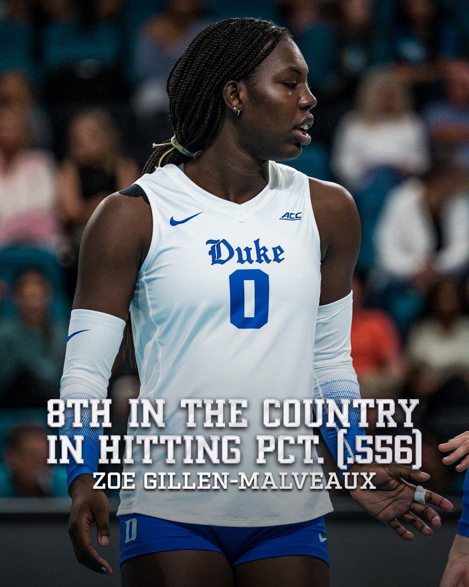 DukeVB's tweet photo. Strong start to the season for Zoe 😈💪

16 kills at .556 in our first two matches! https://t.co/C8J7KeBojX