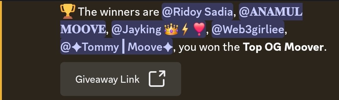 Web3T_W_O's tweet photo. Last month’s community draw has officially wrapped up, and I’m happy to be one of the winners. 💛

Grateful to @moovexyz for rewarding active community members and making participation worthwhile.

Another small win, another reason to keep building and contributing. 🚀

💛 Your money. Your moove. 💛