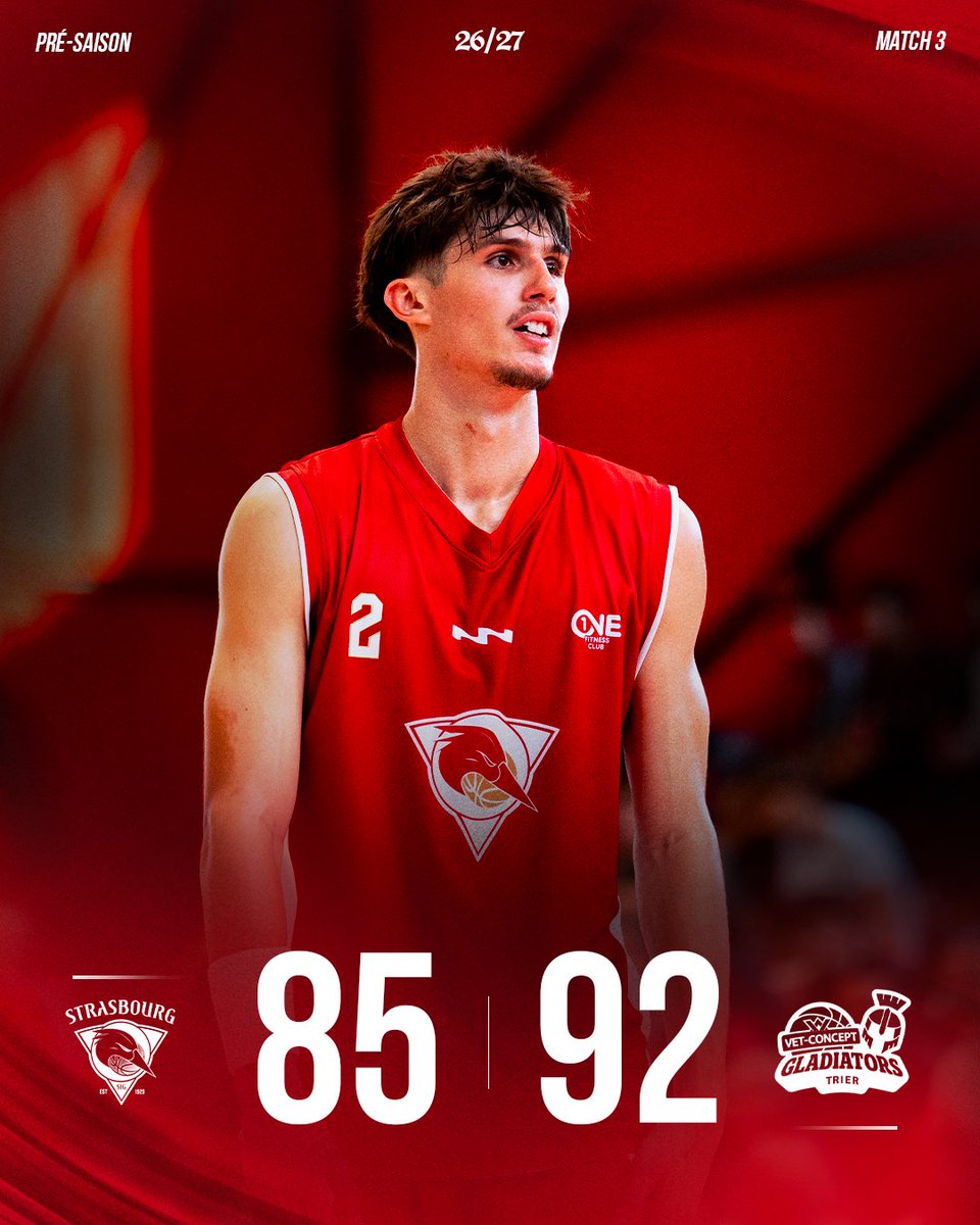 sigstrasbourg's tweet photo. Défaite ce soir face aux Gladiators de Trèves

📆 Rendez-vous samedi pour une nouvelle confrontation allemande face à Francfort !

#gosig #strasbourg https://t.co/HVvdaqgAhl
