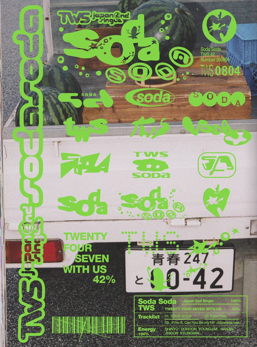 tws soda soda ドフンver. 20枚 ktown4u.com : TWS - JAPAN 2nd Single