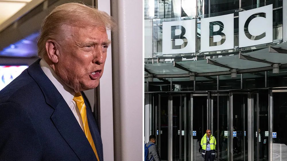 politvidchannel's tweet photo. BREAKING: The BBC has turned Donald Trump’s $10 billion defamation lawsuit against them into a January 6 trial against Trump  

The BBC is arguing that to win his defamation case, Trump has to prove he did not foment or incite the riot. https://t.co/AvEYBgk638