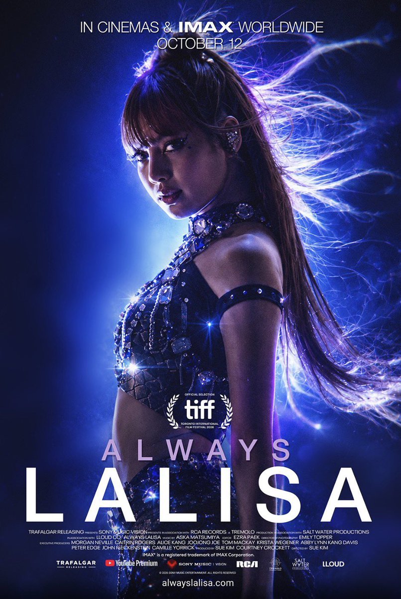 PopCrave's tweet photo. LISA announces theatrical release for 'Always LaLisa.'

Out October 12th. https://t.co/JLudtjUZBF