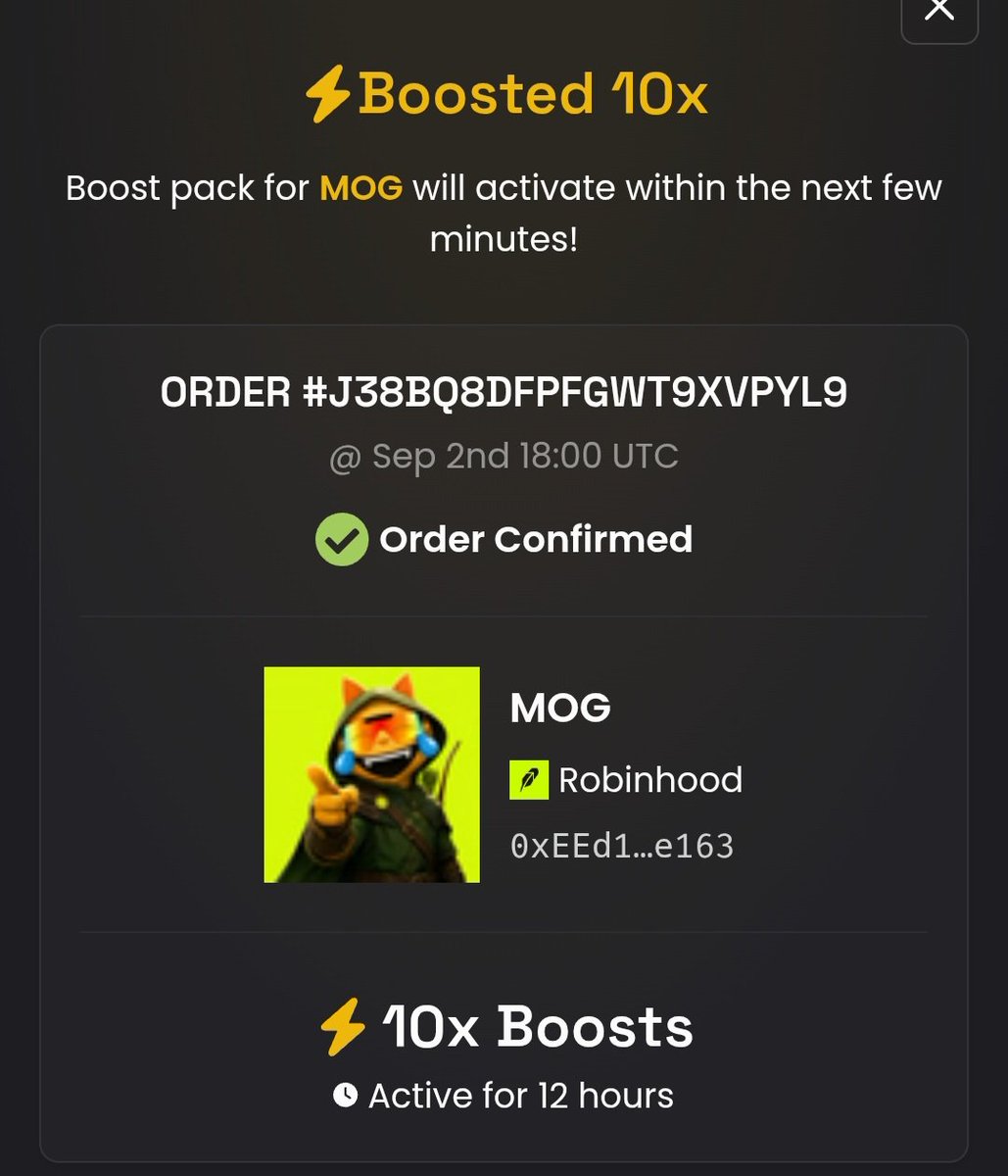 MOG_ON_RH's tweet photo. ⚡️ Boosted 10x ⚡️

https://t.co/61uafx2o9q

$MOG 🫵😹 https://t.co/SQZHh4fbgt