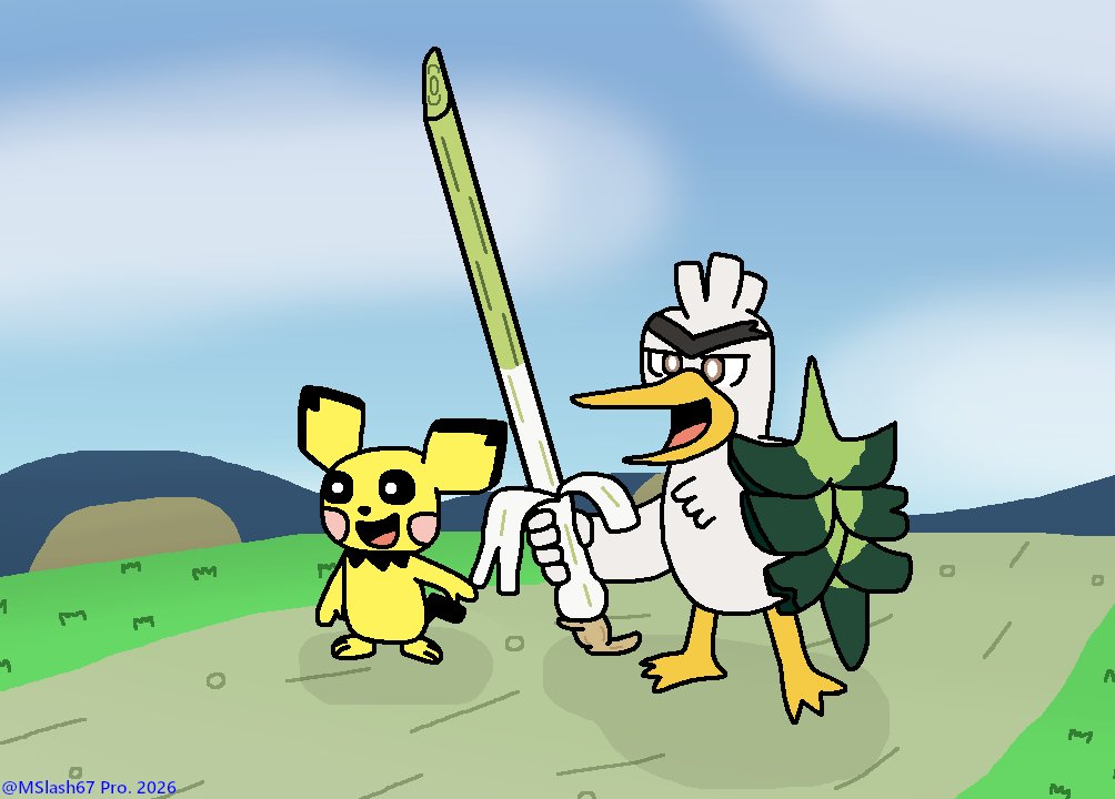 MightySlash67's tweet photo. Sirfetch'd and Pichu
Welp, this is what I've watch the trailer of Pokemon Tales The Misadventures of Sirfetch'd and Pichu from the Stop-Motion Series in 2027 xd
#pokemon #pichu #sirfetchd https://t.co/3fkyfZnhgi