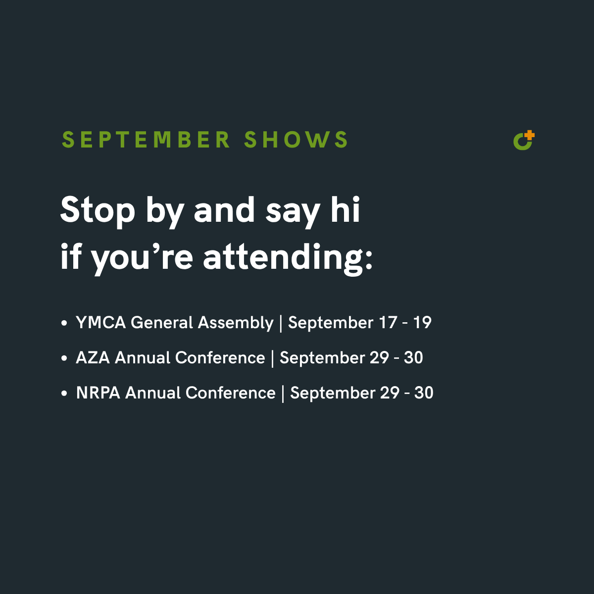 CampDoc's tweet photo. Conference season is here and we're ready to hit the road! Stop by and say hi at @ymca, @AZA_Fund, or @NRPA_news. Want to chat 1:1? Contact sales@docnetwork.org to book a meeting ahead of the show. https://t.co/Wq9ofSntcm