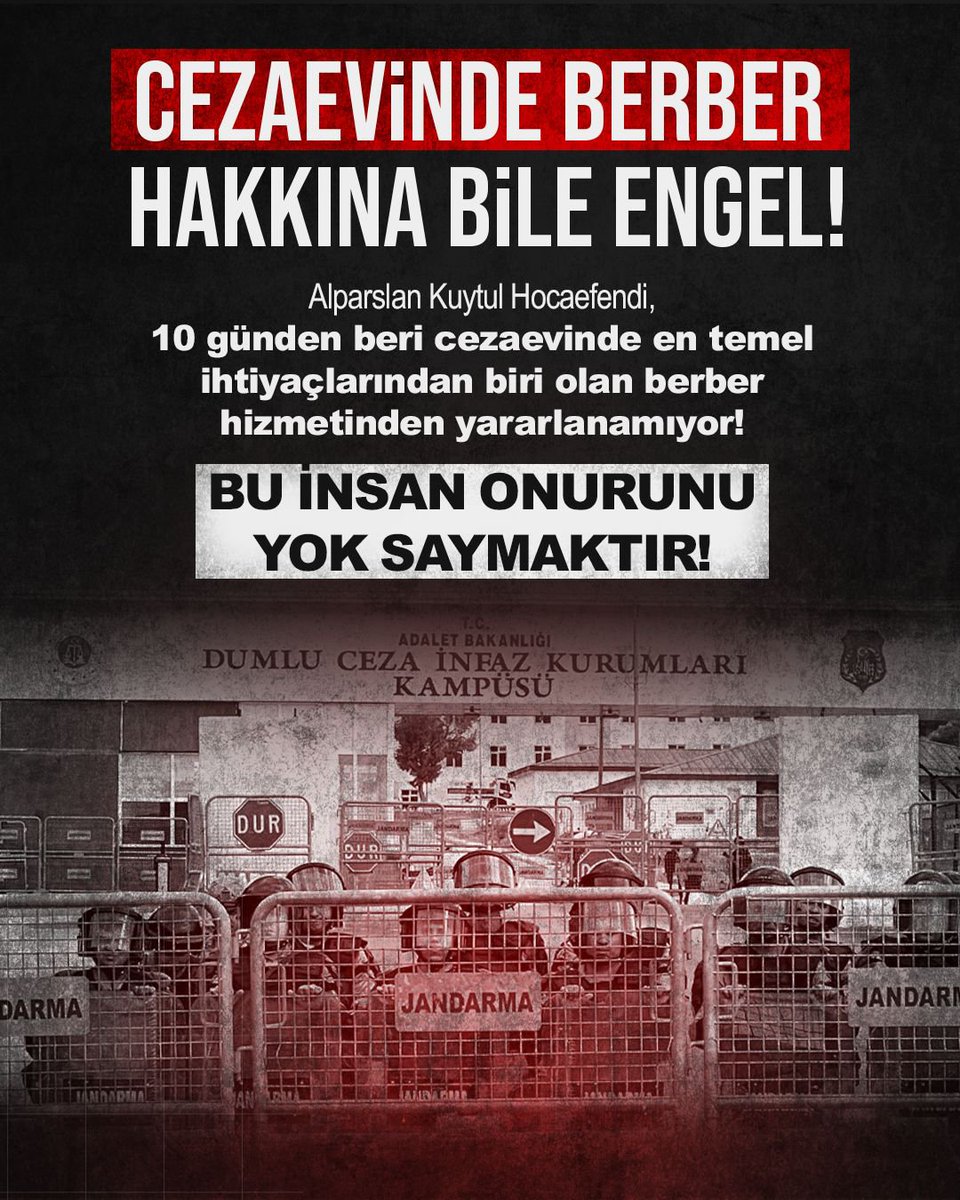 hakdaava's tweet photo. FurkanGönüllülerine Ozgürlük
TecritZulmüne SonVerin
#YeterArtık https://t.co/hNwjro6wzH
