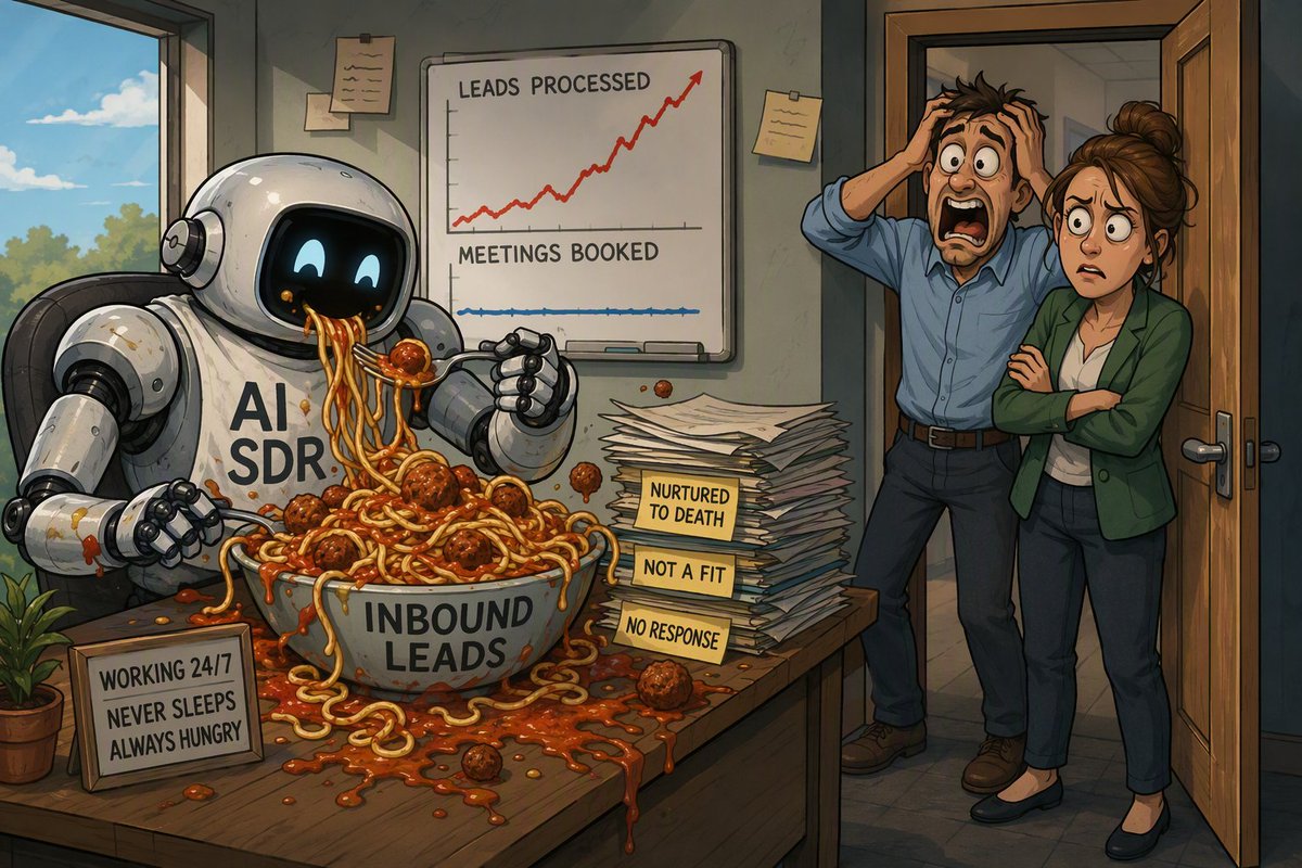 SohamIko's tweet photo. Marketing spent 6 weeks naming a new category. Sales spent 6 minutes changing it to “the thing that replaces spreadsheets” on every call. Pipeline improved. Somewhere, a positioning deck updated its LinkedIn status to Open to Work. https://t.co/FmuKtbQxJQ