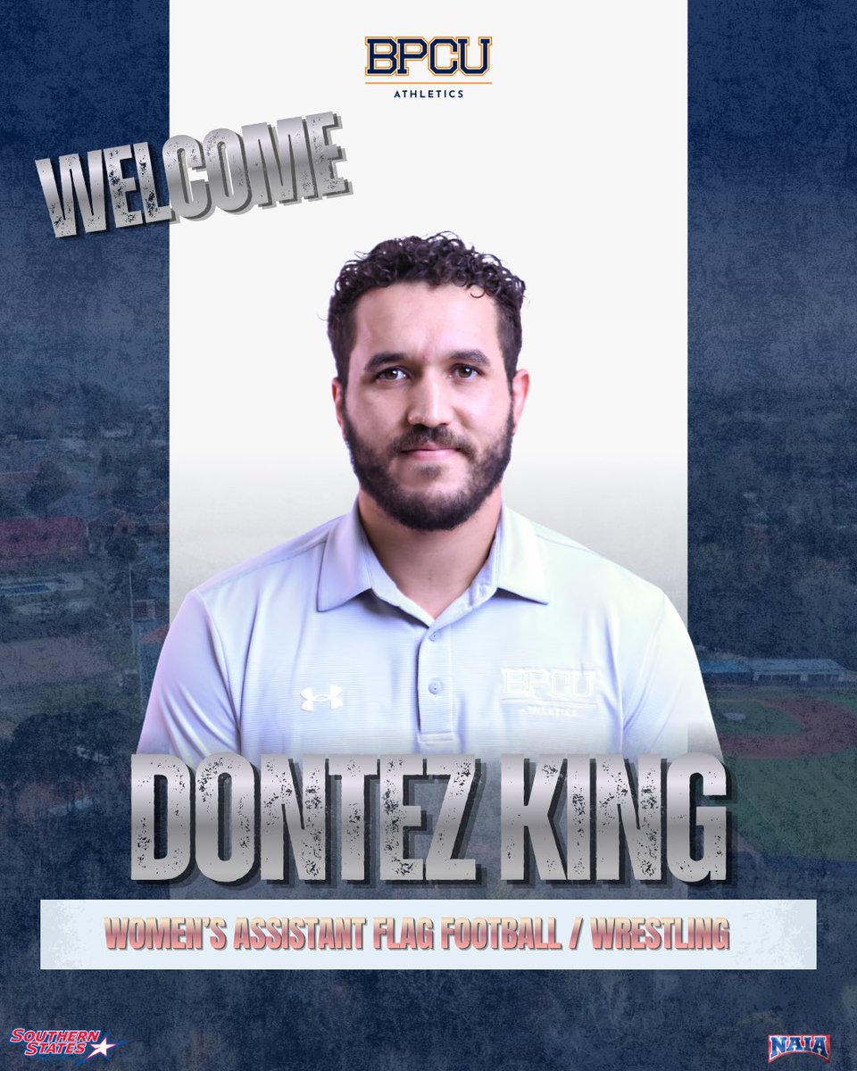 bpcuathletics's tweet photo. π¨ WELCOME TO THE BARON FAMILY! π¨
Baron Nation, help us welcome Dontez King to Brewton-Parker Athletics! π΅βͺοΈ
π Assistant Flag Football Coach
π€ΌββοΈ Assistant Womenβs Wrestling Coach
Welcome to Baron Nation, Coach King! Letβs get to work! π₯βοΈ
#GoBarons | #BaronBuilt https://t.co/rXdfNuvmi2