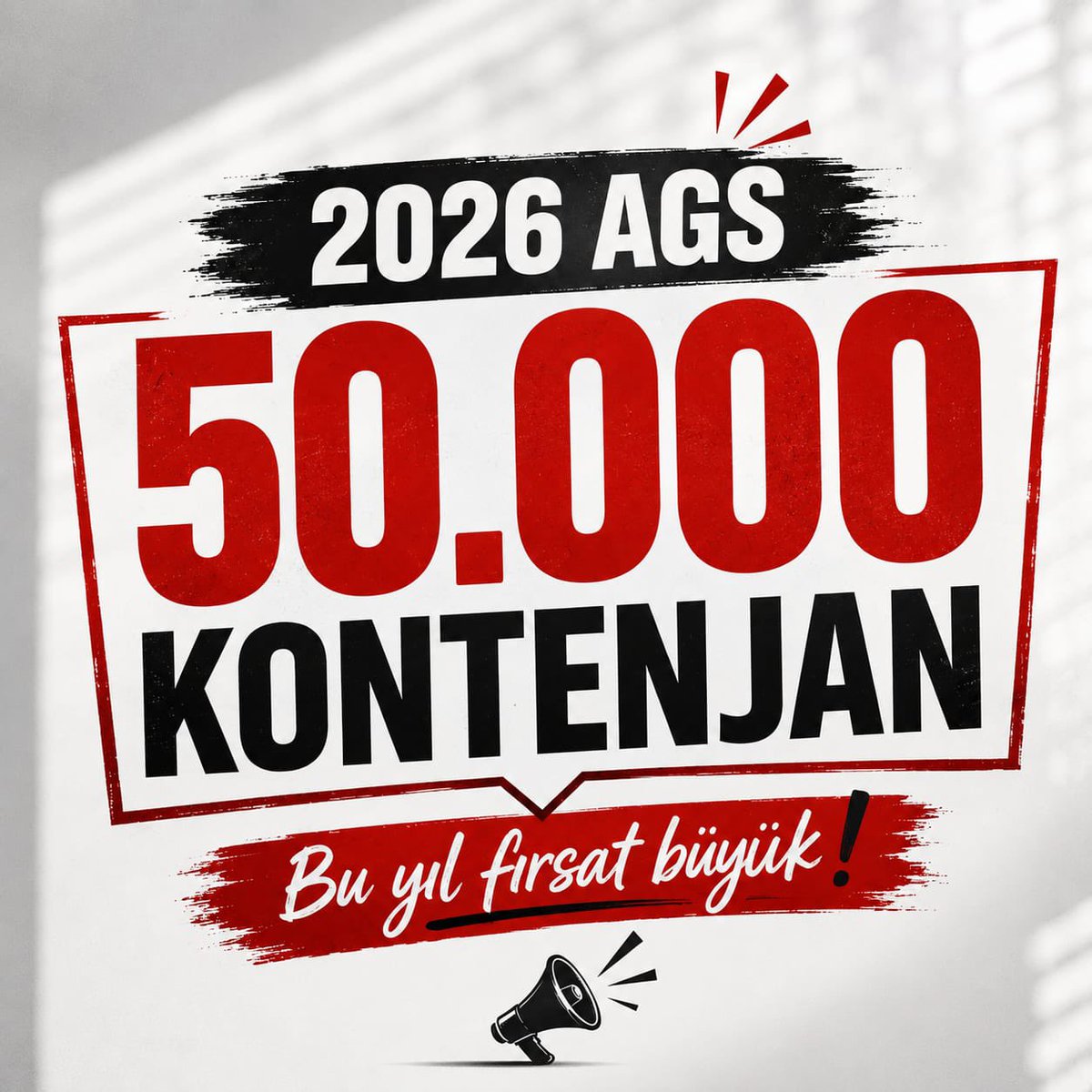 gjzemm_'s tweet photo. Kalıcı istihdam ile okulları güçlendirmek için 2026 AGS takviminde 50 bin atama yer almalıdır. @oktay_saral @talatyavuz29 @Yusuf__Tekin @iletisim @MHP_Bilgi @EgitimBirSen @kademozbay @egitimgucusen @oguzozat @egitimsen #SnSaraldanAGSsözü50Bin https://t.co/uQx7x8HQ2s