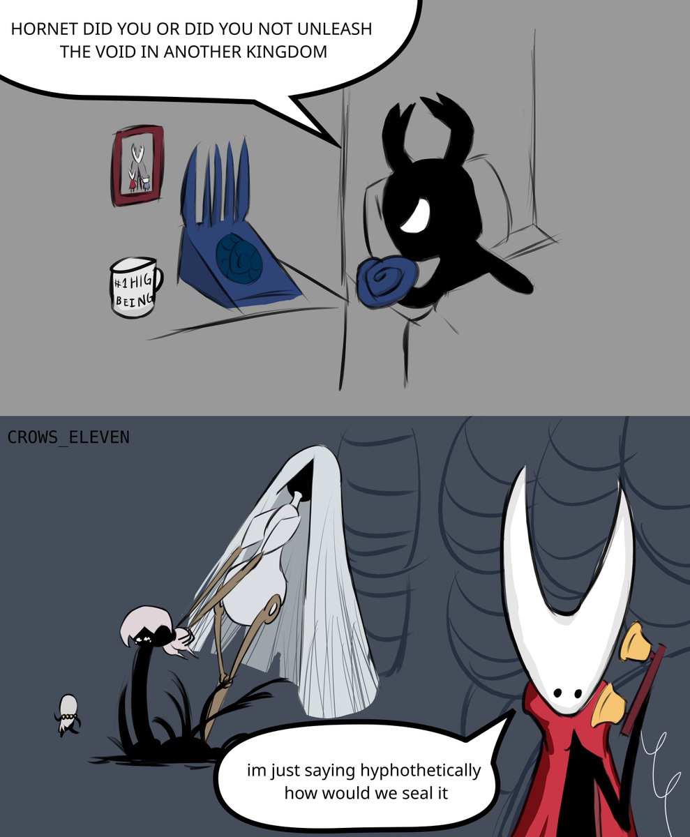 crows_eleven's tweet photo. Act 3 meme #silksong https://t.co/B8sg0pNQqc