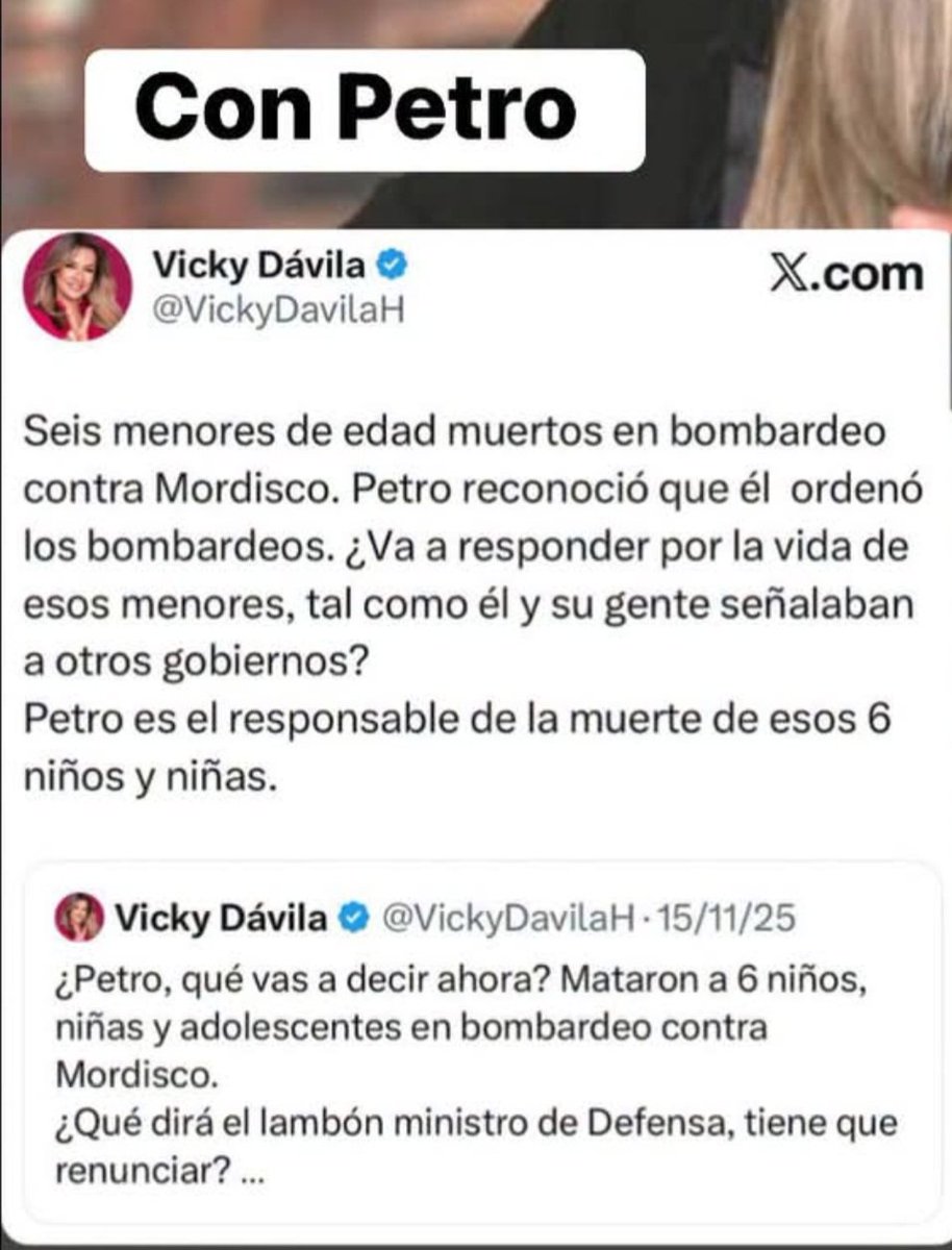 Jose_Angulo_M's tweet photo. @VickyDavilaH Mil veces hipócrita...! https://t.co/Ds2NVDnv59