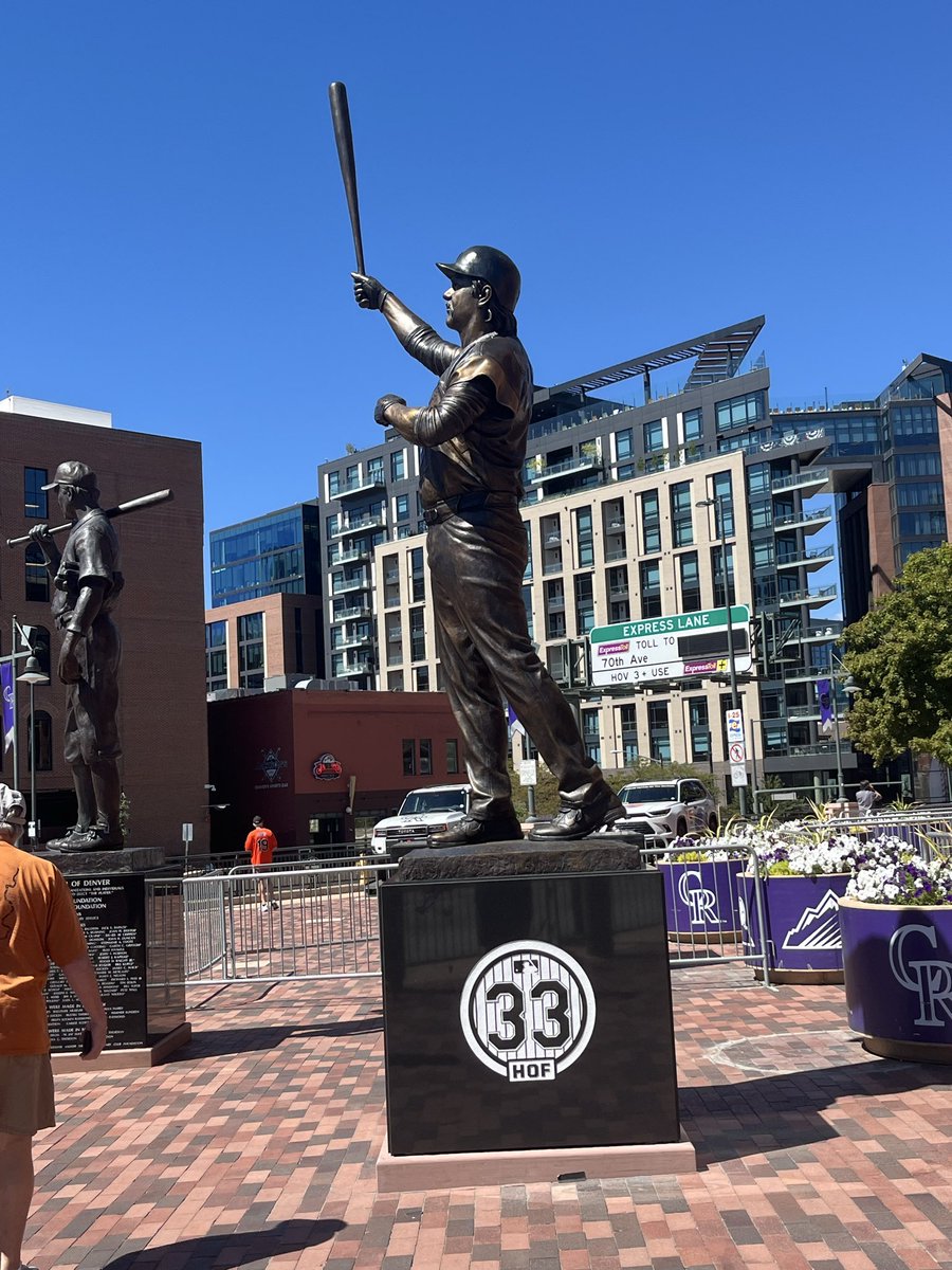 CRudzinskas's tweet photo. Thanks to @LoveTheRox Mom is taking in a baseball game today!  Her final of the season.  Hey Mom, get us a ball!  😉 ⚾️ #cavpack #DogsofTwitter #GoRockies https://t.co/lYMm5O5fQE