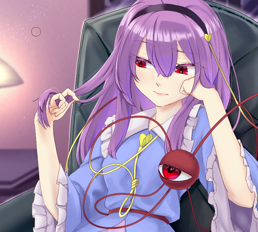 tenamaru's tweet photo. さとり様イラスト完成
寄稿用なので全体絵は例大祭後くらいにアップしますー https://t.co/WSH6VyusZA