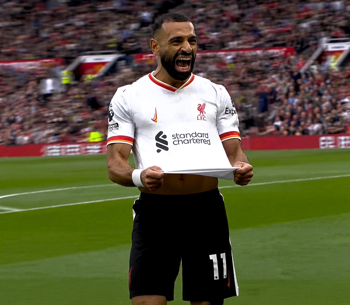 LFC_Tandy's tweet photo. Mo Salah has the highest goal contribution rate in a league title win EVER (57.5%)

Higher than Messi or Ronaldo ever had. 🥶 https://t.co/fwtmPF0aUu