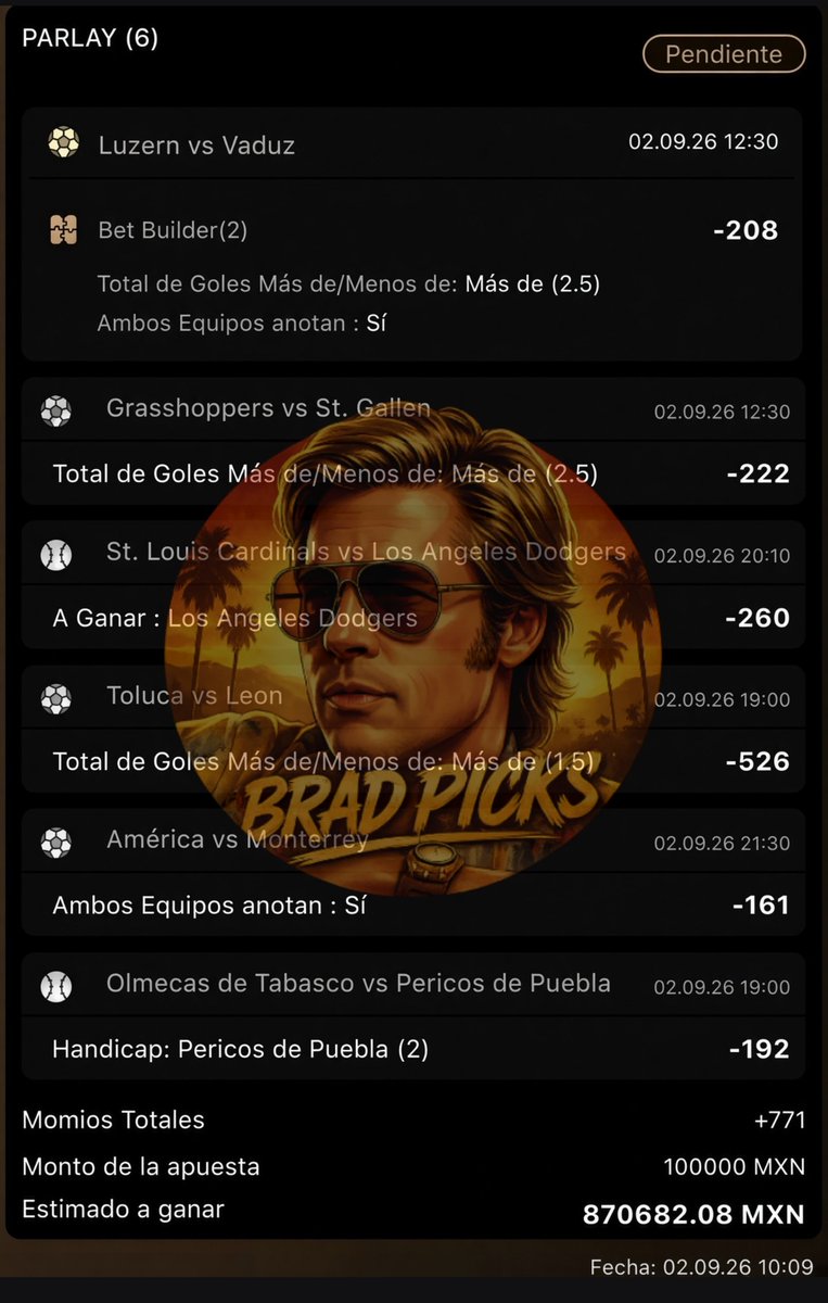 bradpicks1's tweet photo. ➡️GALLITO VIP 🐓
PARLAY 💣💣 https://t.co/wjMaAH1mPE