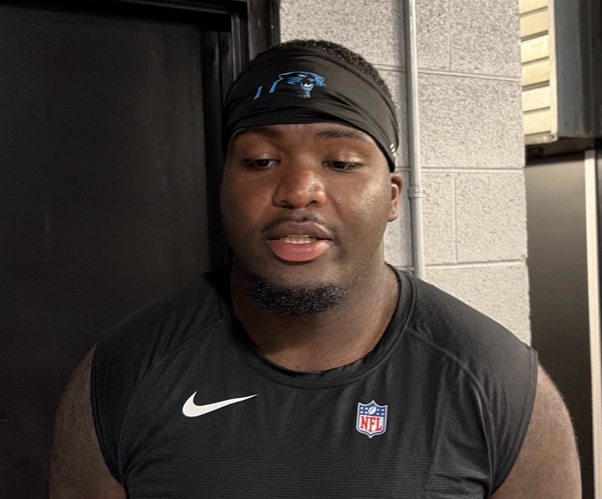 WriterHawkins's tweet photo. #Panthers DL TeRah Edwards spoke of his new #NFL opportunity. He will wear No. 93 … https://t.co/OMNnUMriX8