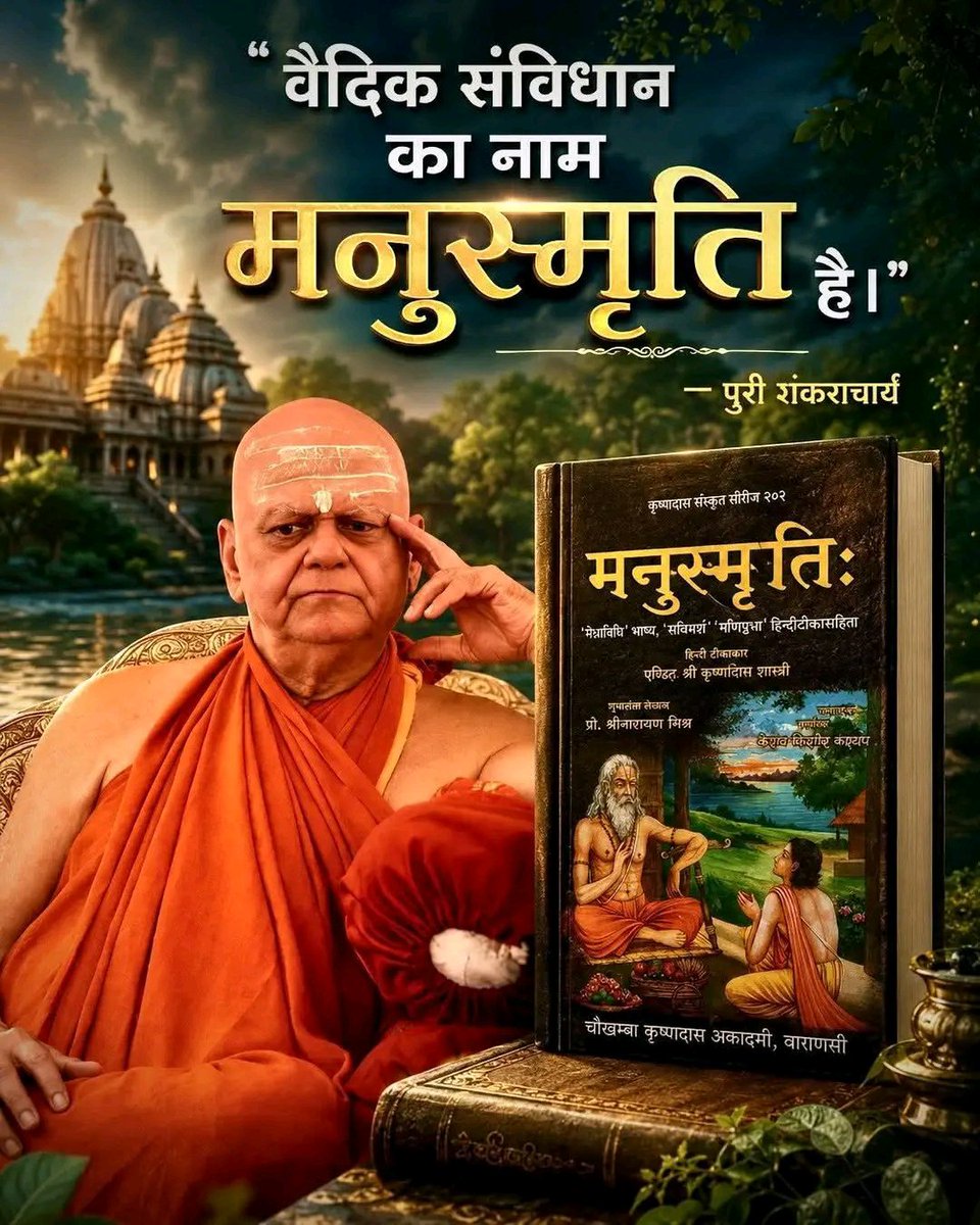natwar_krishna's tweet photo. जय मनुस्मृति संविधान 🙏🚩 https://t.co/krXyr3mrit