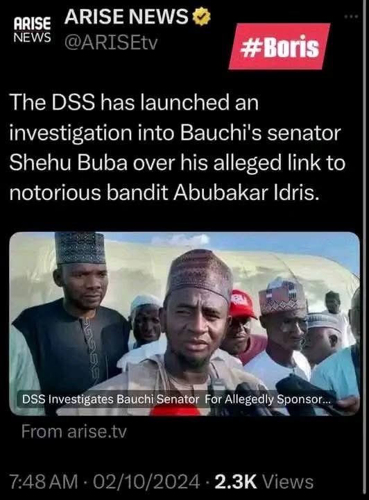 Millz_umar's tweet photo. Back in 2024, when allegations were raised against Shehu Buba, the Sokoto Emirate reportedly said he should not be investigated.

Fast forward to 2026: Shehu Buba has now filed a complain against Kibbana, who has been reporting on his alleged unholy activities.

Why was Buba shielded from investigation, while the person raising questions about him is being targeted?