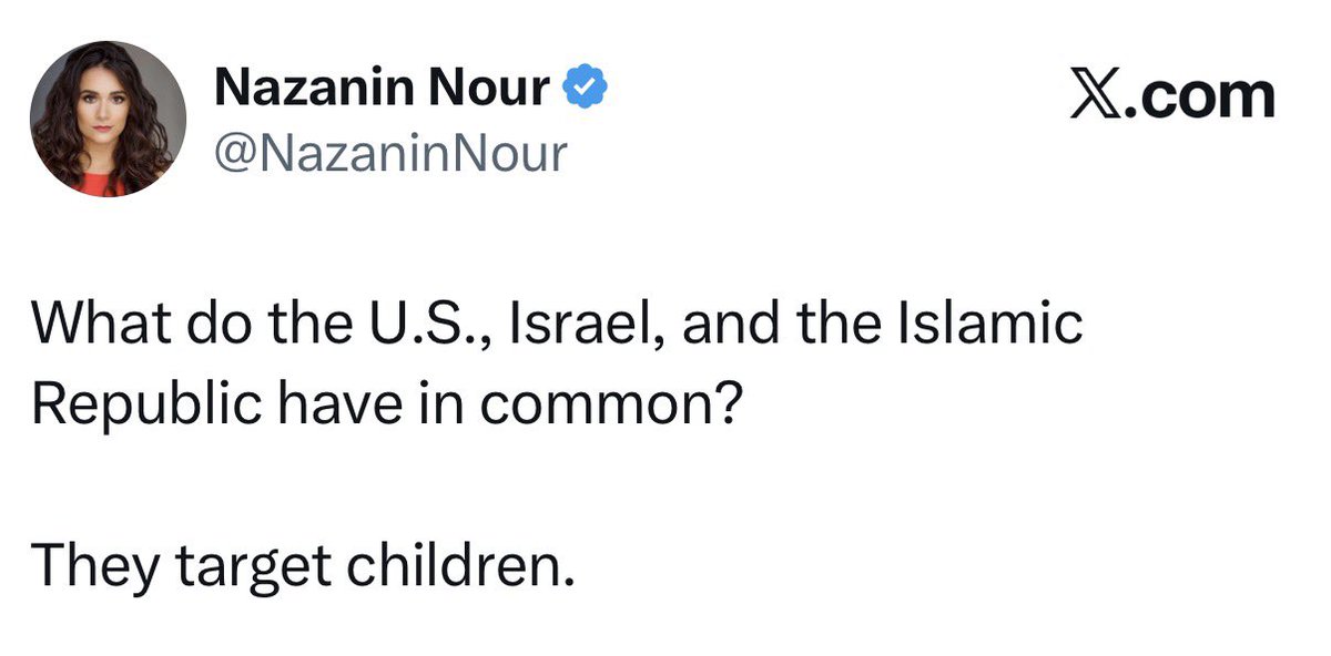 NiohBerg's tweet photo. Only someone born in America who never experienced life under the islamic regime would ever say something this retarded. https://t.co/QYBmYFZ8z9