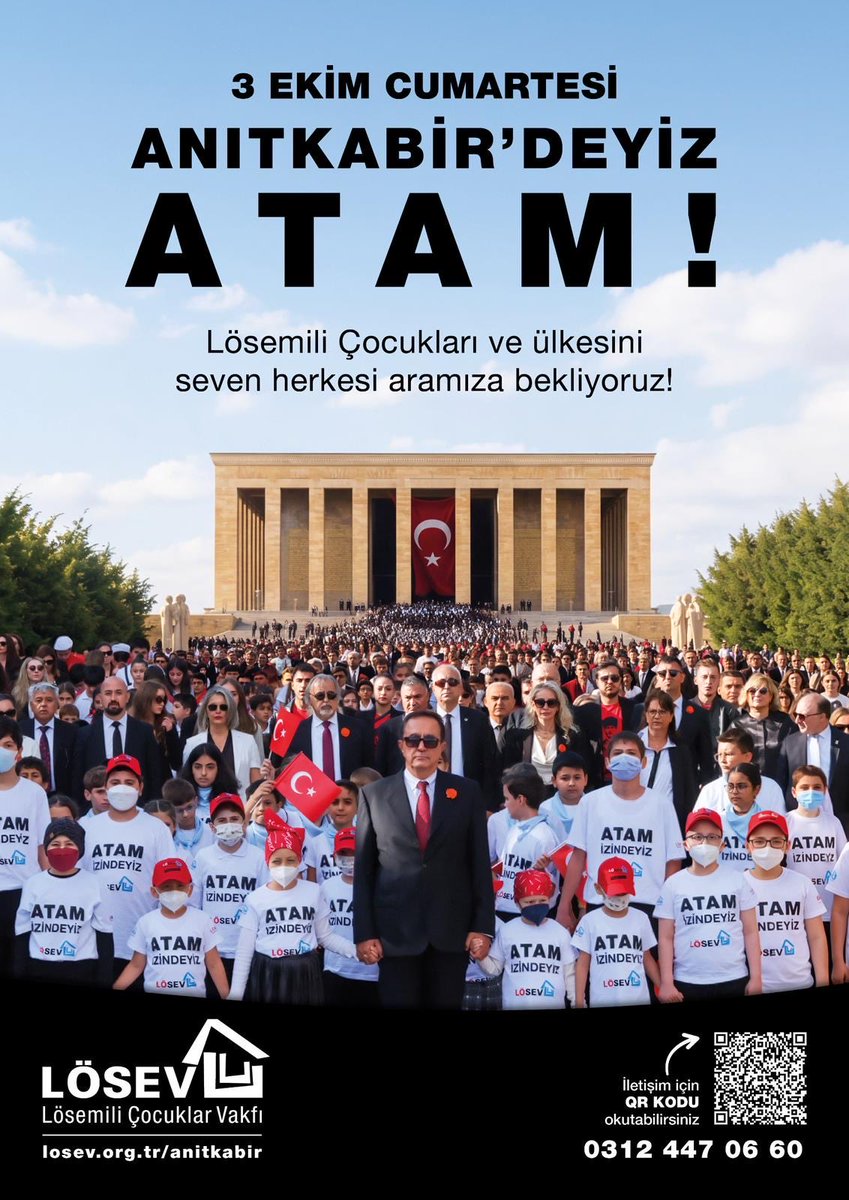 ustunezer's tweet photo. UNUTMA ‼️
3 Ekim Cumartesi günü 
ANITKABİR’de Atamızın Huzuruna çıkıyoruz.
Bizim için 
Sağlık ve Vatan söz konusu olduğunda gerisi teferruattır diyen herkesi aramıza bekliyoruz. https://t.co/g6by8jIrCD