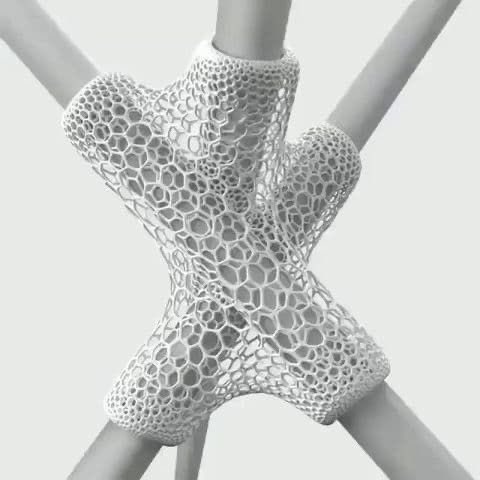 enolasherlock08's tweet photo. Same strength way less material 
Topology optimisation
Software calculates exactly whre a part needs to be soild  and deletes the rest
This is whats left 😌

#TopologyOptimization #Engineering #3DPrinting https://t.co/immYudBYoZ