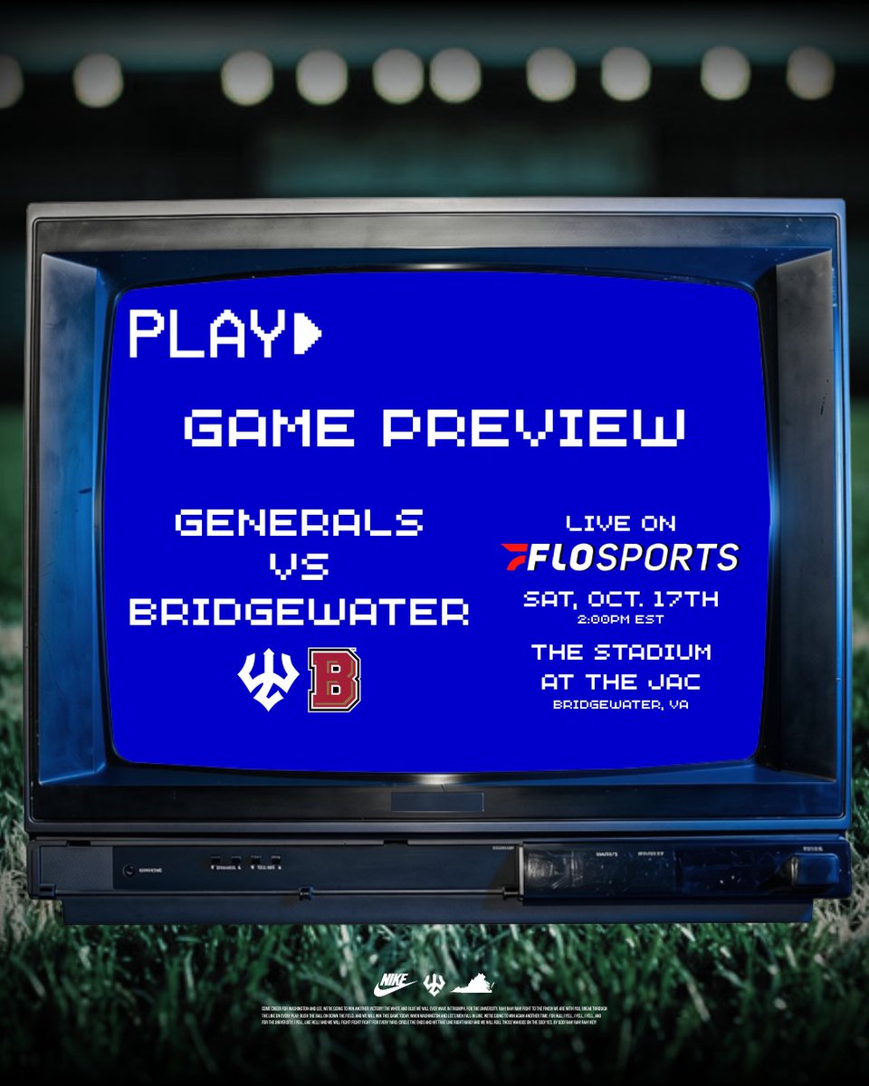 Generals_Fball's tweet photo. Game Week! 2pm Kickoff at the JAC! #WE https://t.co/XToYbInrNo