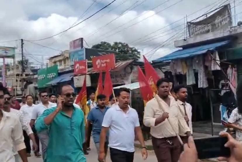 tisftipra's tweet photo. A deputation-cum-memorandum was submitted to the Principal of Ram Krishna Mahavidyalaya, Kailashahar, Unakoti, organised by #TISF, in the presence of Hon’ble TISF Convenor Shri David Debbarma, former TISF Convenor Shri Jashim Debbarma, along with
(1/2) https://t.co/2dgKhefZ7L