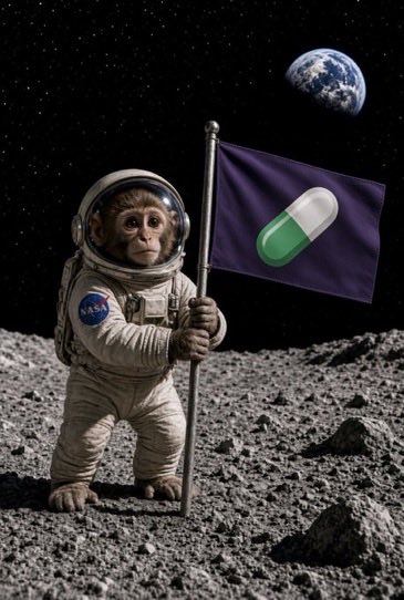 bleshgod's tweet photo. @Pumpfun the moonkey will put the pumpfun logo on the moon

moonkey interns in action https://t.co/pNrR1Y38vb