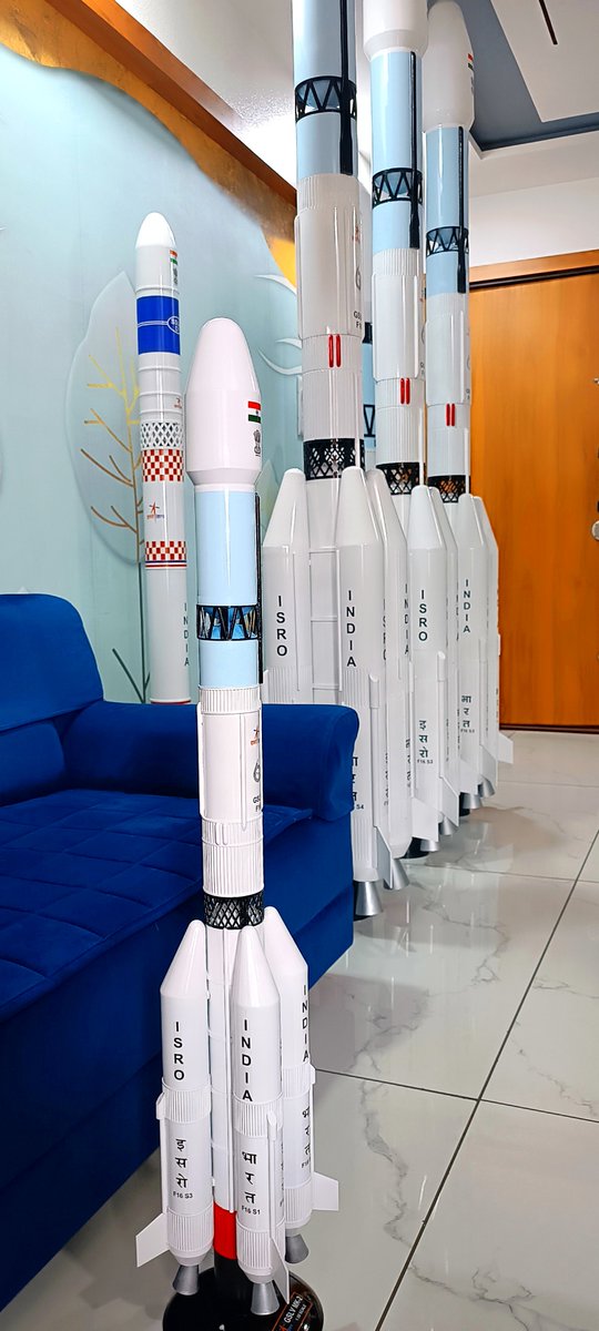 Ashish777444's tweet photo. 🚀 ISRO GSLV Mk II Model! 🇮🇳
In Honor of ISRO's powerful GSLV Mk II launch on September 4th, my 1:20 scale model is ready! Crafted with meticulous attention to every detail, this model pays tribute to the hard work and dedication behind our space program.
#GSLVMk2 #RocketModel https://t.co/Qu2tfXWpKo