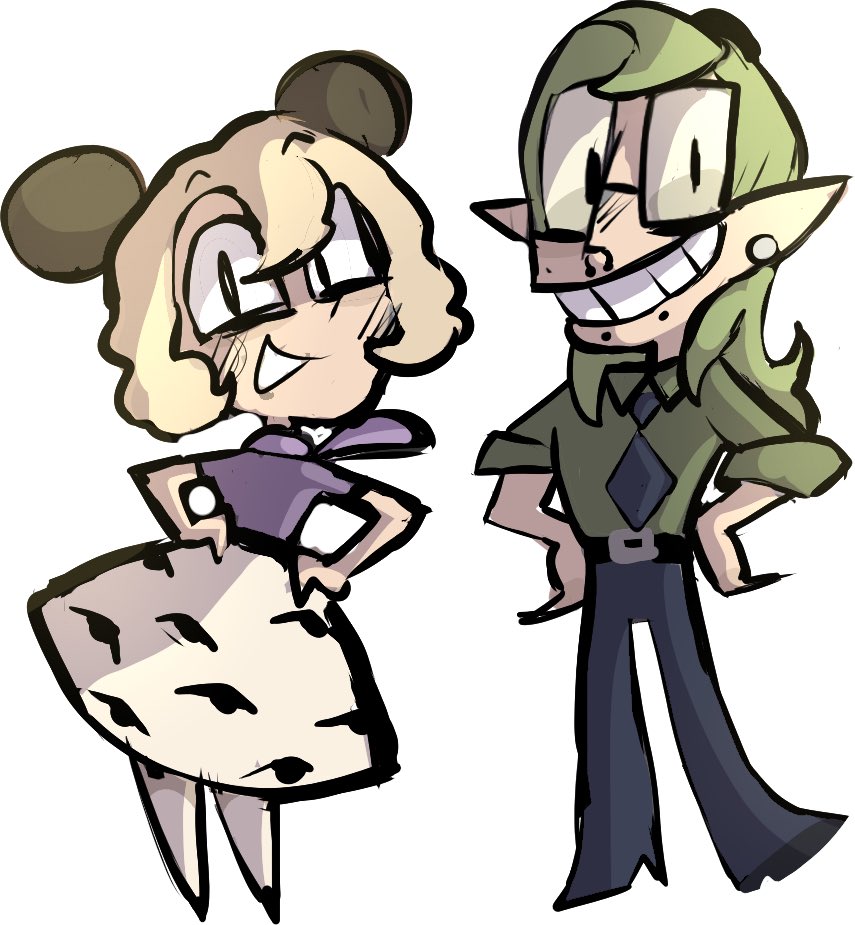 soleildiddle's tweet photo. Musi contacted to make some very cute designs for this! Very happy how they came out💚💜 https://t.co/0yC9KzCZB7