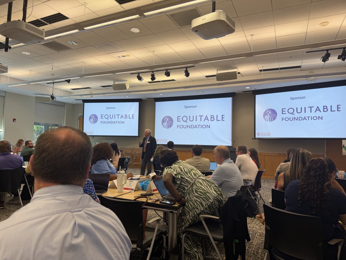StephenHarrisJr's tweet photo. An outstanding two days with DLP! Meaningful conversations, collaboration among school leaders, and practical connections to the work happening in our schools. Thank you, @EquitableFin , for supporting this program and investing in school leaders! @tomwilliams777 @NCPrincipals https://t.co/hM2n1OOAki