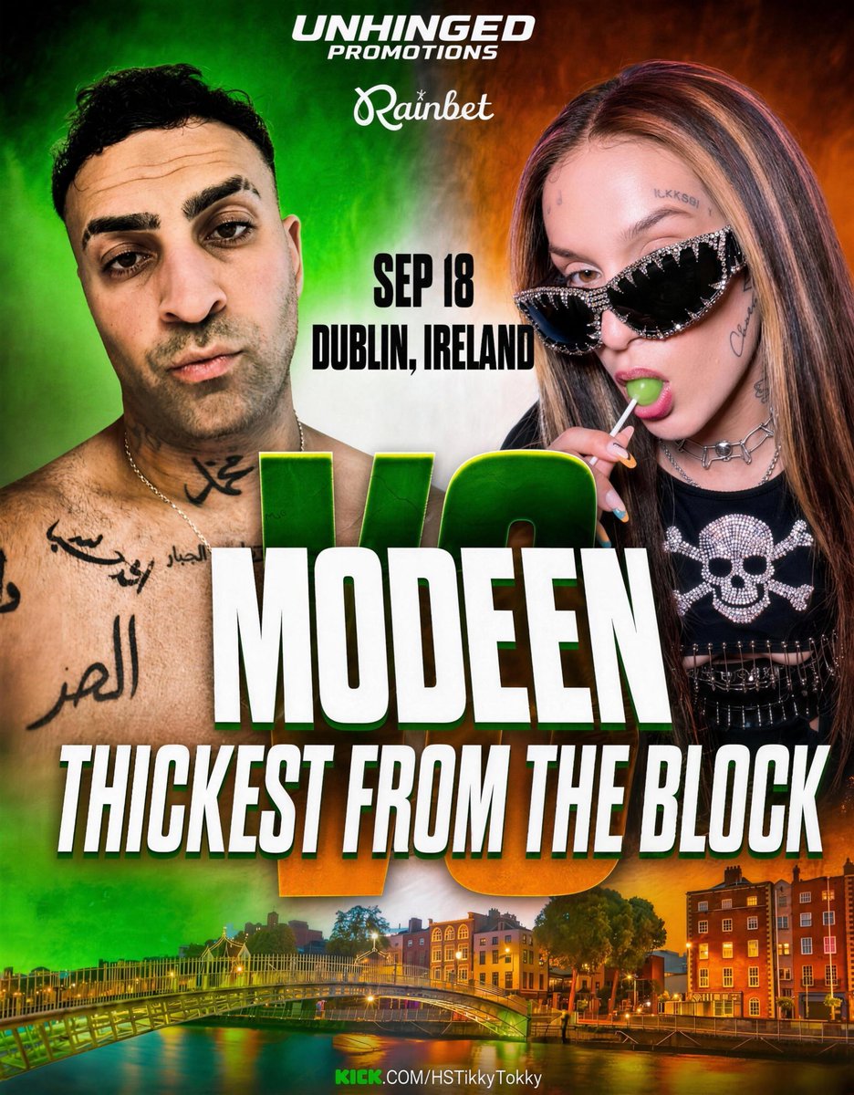 IfnBoxing's tweet photo. ‼️ Mo Deen will be fighting Thickest From The Block on September 18th in Dublin, Ireland at HSTikkyTokky’s Unhinged Promotions 🥊🇮🇪 https://t.co/K6OklccQWM