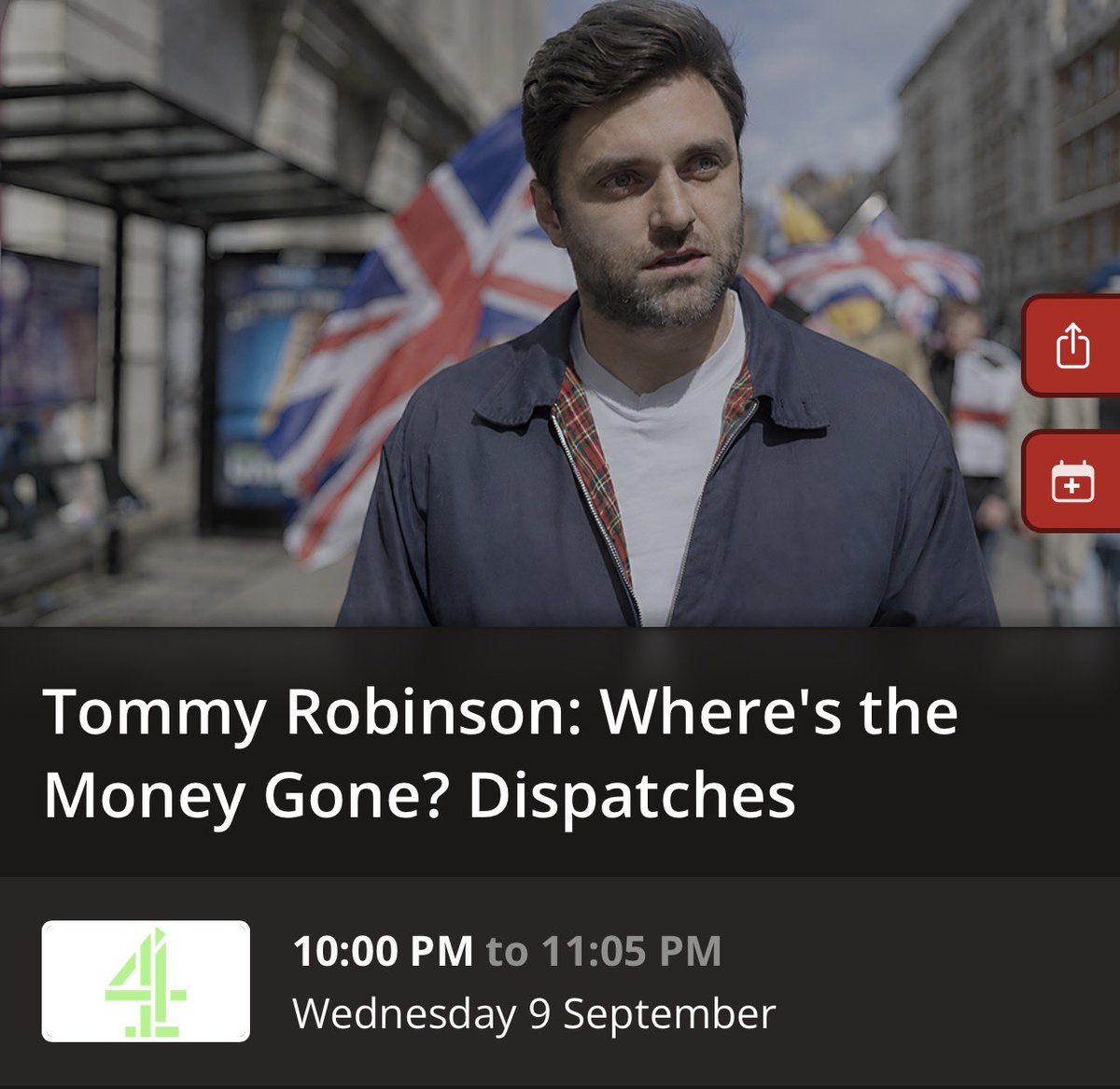AbuHafsah1's tweet photo. Every “patriot” who has ever donated to Tommy Robinson should watch this.

You’ve handed over your hard-earned money because you believed you were funding a cause.

Now Channel 4’s Dispatches has spent a YEAR investigating where that money actually went.

Tommy Robinson: Where’s the Money Gone?

If you gave him money, surely you deserve to know the answer.