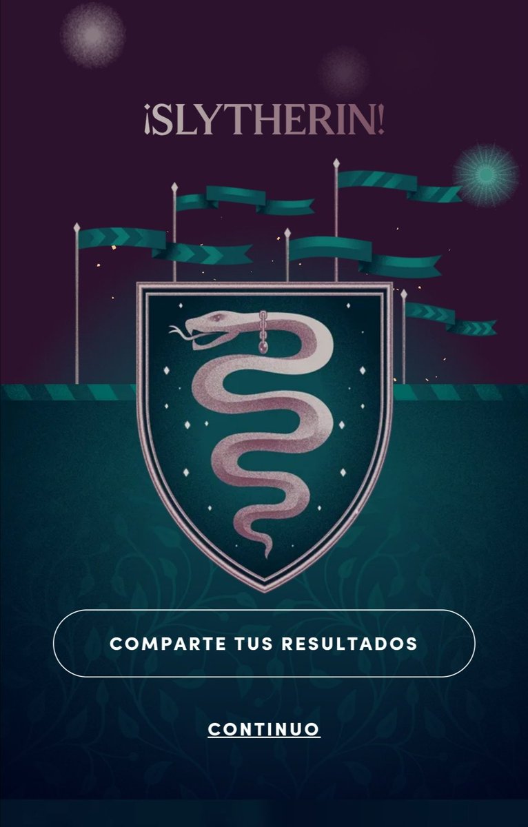 fleupale's tweet photo. Nunca me había divertido tanto en un test; los gráficos están muy bonitos y, una vez más, me salió Slytherin. https://t.co/GmzxIJeywE