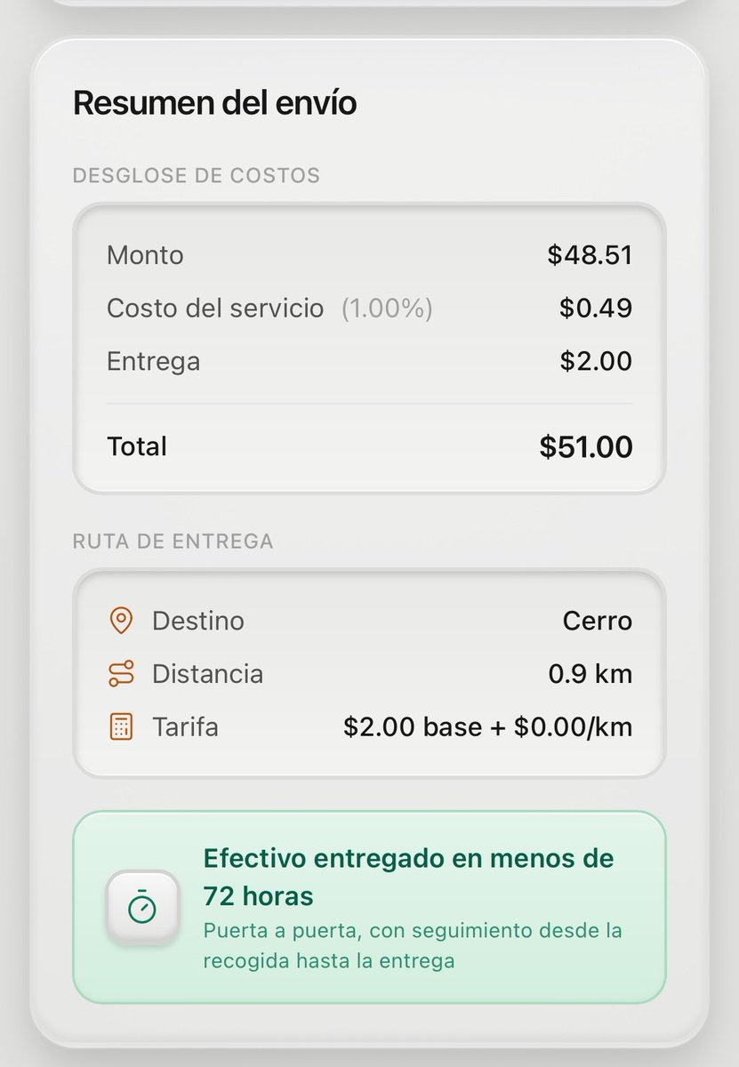 TropyCash's tweet photo. 2️⃣ Elige la moneda y confirma
Selecciona si deseas recibir el pago directamente en efectivo (USD o CUP) e ingresa la cantidad a enviar o recibir. Revisa los detalles y firma la transacción en segundos. ✍️⚡ https://t.co/pLO75qRWxE