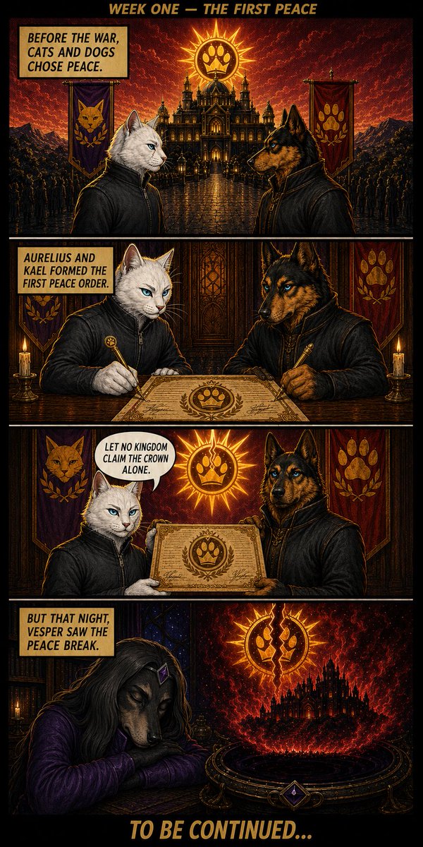 GoldpawFounders's tweet photo. Here’s Your First Look at Week 1
Story Line 
There will be 1 new story Chapter Each Week for 5 weeks! https://t.co/gLvcrQHc2o
